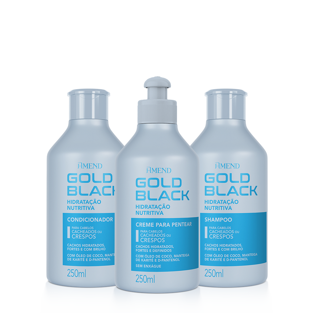 Kit Amend Gold Black Hidratação Nutritiva | 3 produtos image number 3
